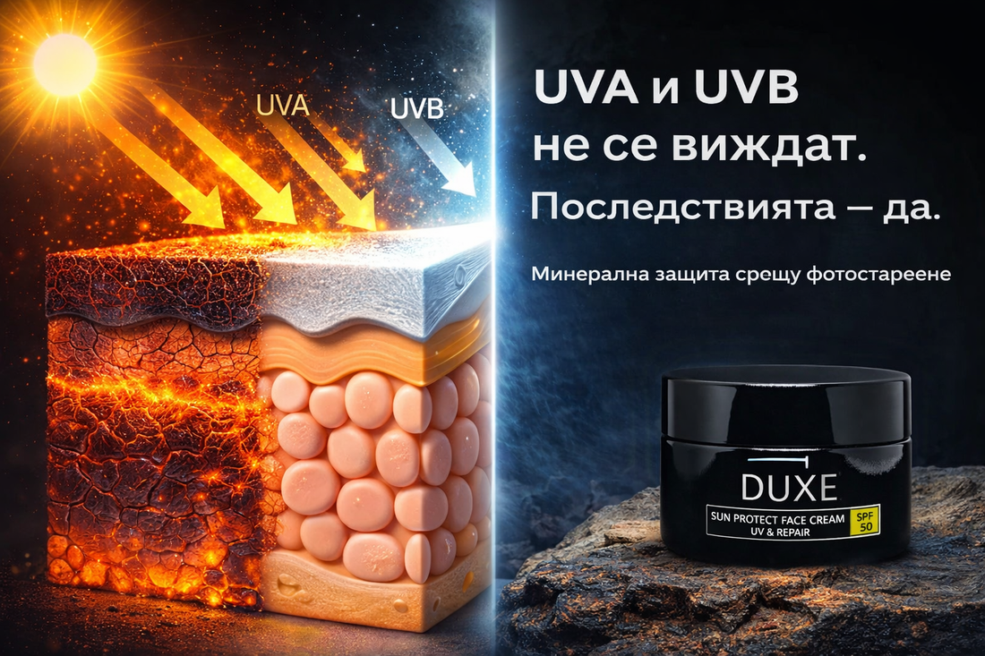 UVA и UVB лъчите: Как причиняват стареене, пигментация и рак на кожата