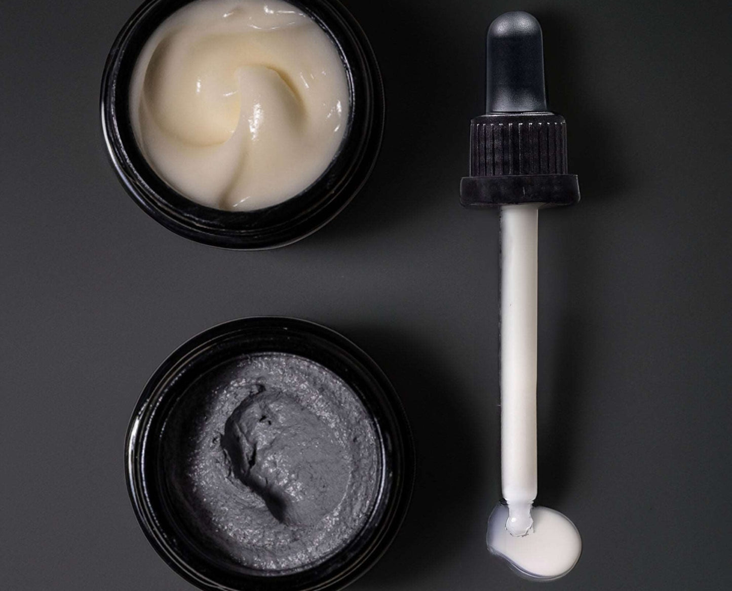 DUXE Full Face Trio Set – крем и серум за лице, текстури на продуктите