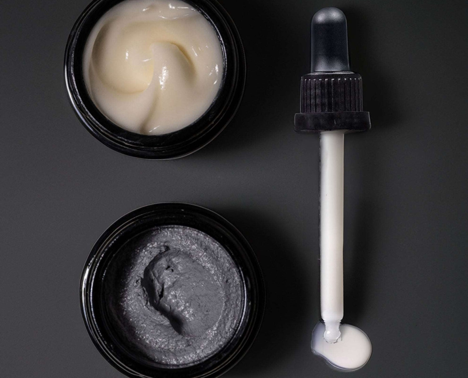 DUXE Full Face Trio Set – крем и серум за лице, текстури на продуктите