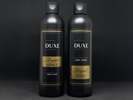 Натурален лосион и душ гел за тяло duxe